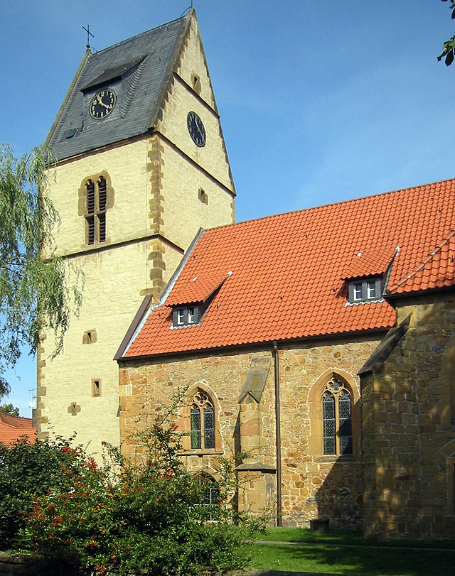 Dorfkirche, Blick von Südosten